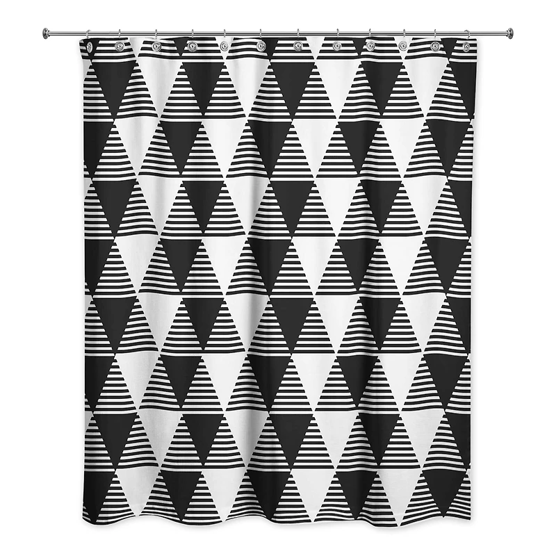 Triangles Shower Curtain