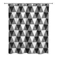 Triangles Shower Curtain