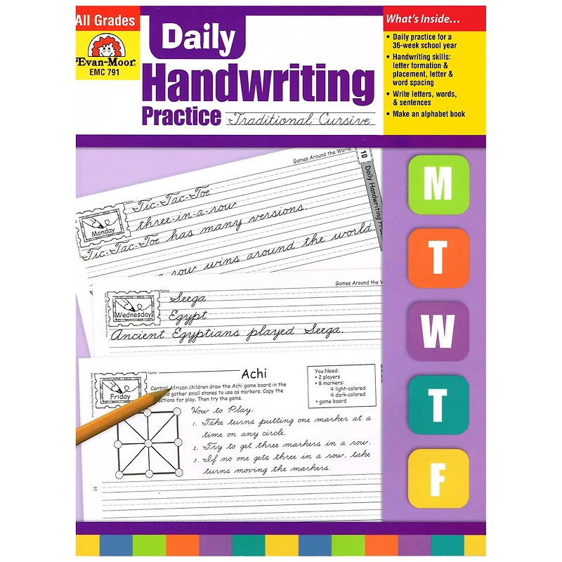 Evan-Moor® Daily Handwriting Practice: Traditional Cursive
