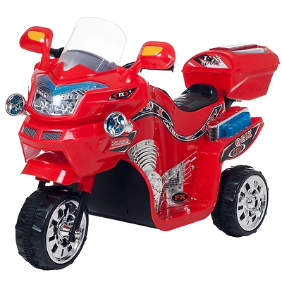Toy Time Bright Red Battery Operated Ride-On Motorcycle