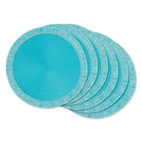 DII® Round Fringed Placemats