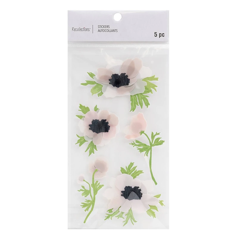 Anemone Flower Stickers by Recollections™