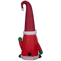 5ft. Airblown® Inflatable Christmas Gnome with Damask Cap