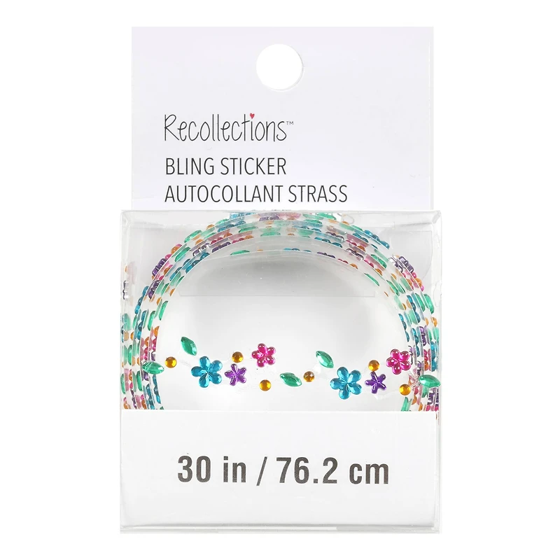 Bling on a Roll™ Flower Mix Stickers by Recollections™