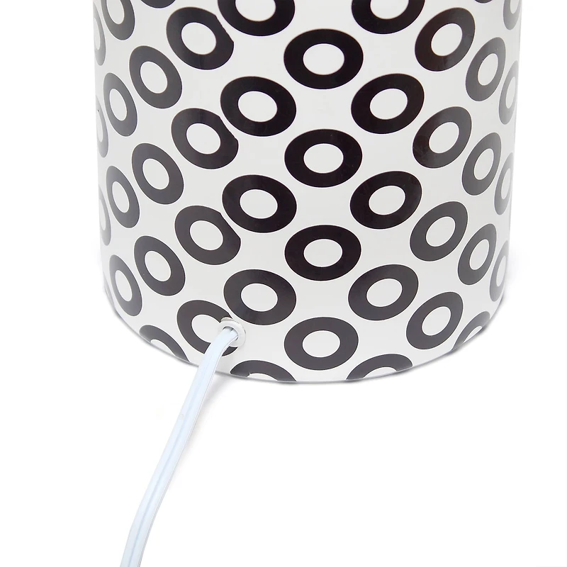 Simple Designs 18.5" Fresh Prints Table Lamp