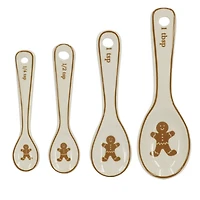 Gingerbread Ceramic Measuring Spoon Set by Ashland®
