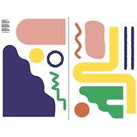 WallPops Very Gay Paint Fun Haus Modular Mural Peel & Stick Wall Decals