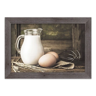 Milk & Eggs Western Framed Print