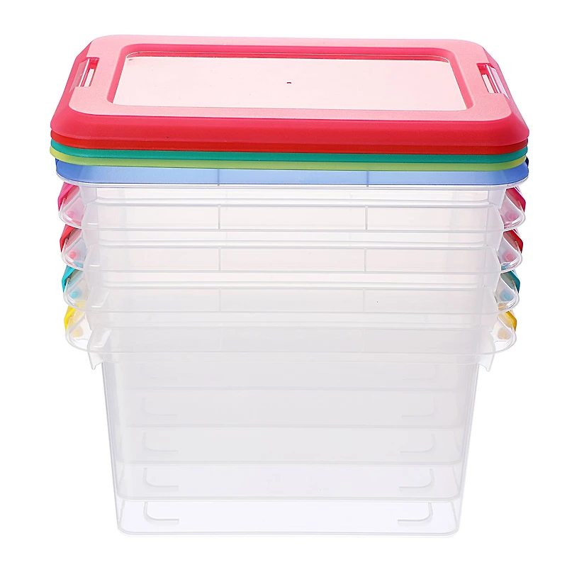 6.2qt. Storage Bins with Lids, 5ct. by Simply Tidy™