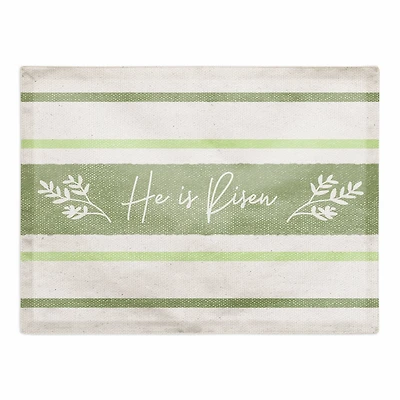 He Is Risen Placemant 18" x 14" Cotton Twill Placemat