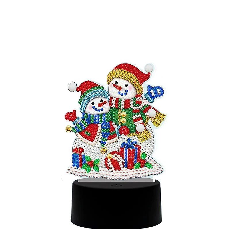 Sparkly Selections' Snowmen Lamp