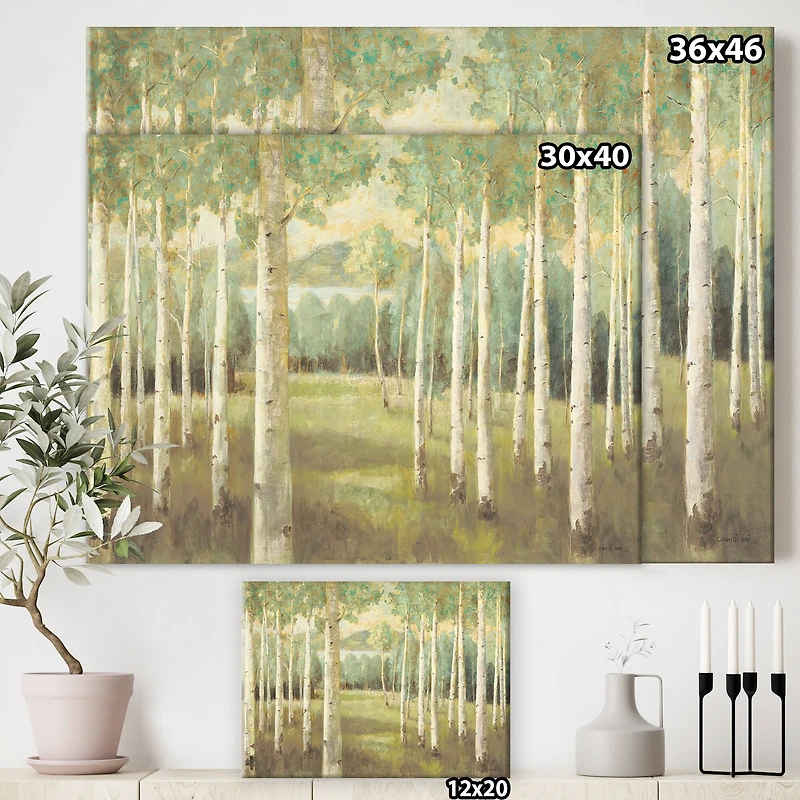 Designart - Aspens Neutral Forest
