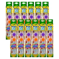 Crayola® Glitter Effects Washable Kids' Paint Pots, 12 Packs of 6