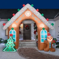 8.5ft. Airblown® Inflatable Christmas Gingerbread Archway