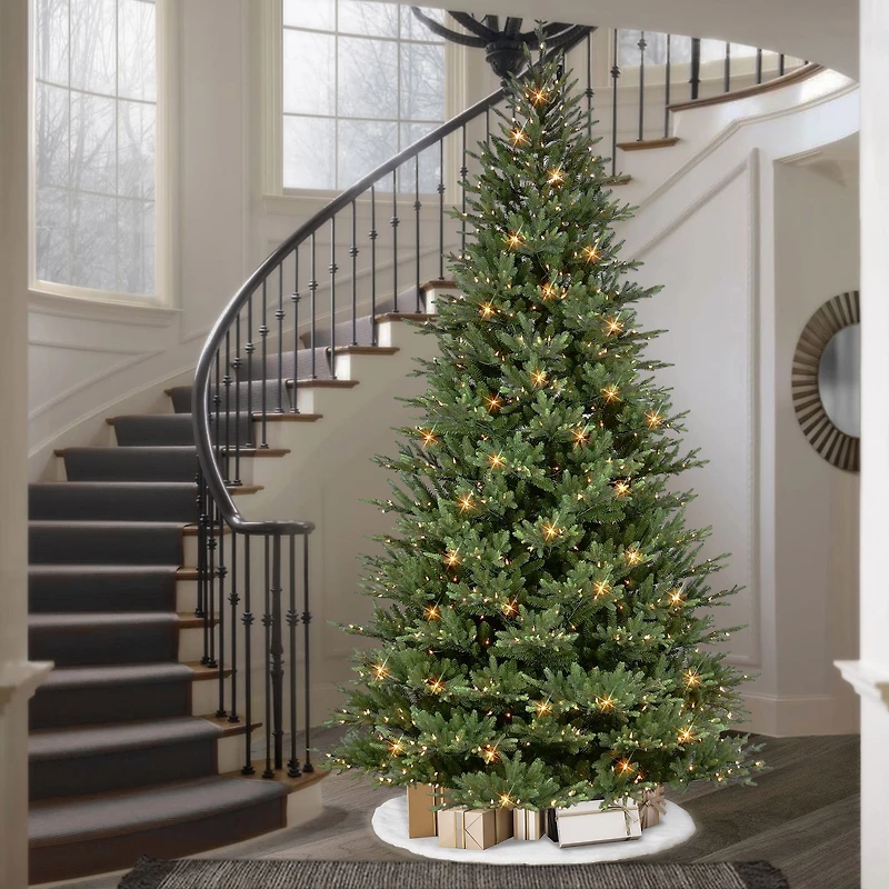 10ft. Pre-Lit Balsam Artificial Fir Tree, Clear Lights