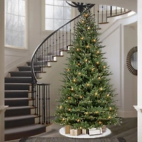 10ft. Pre-Lit Balsam Artificial Fir Tree, Clear Lights
