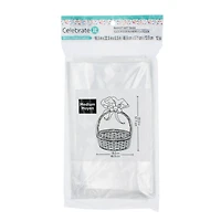 12 Packs: 12 ct. (144 total) Medium Clear Basket Gift Bags by Celebrate It™