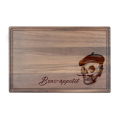 17" Bone-appetit Walnut Cutting Board