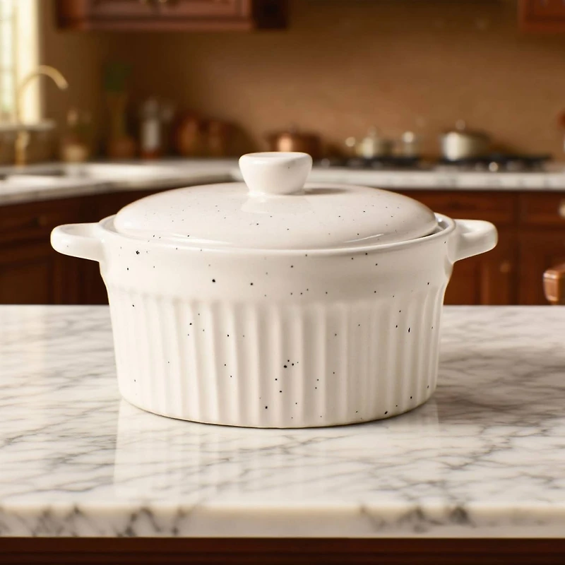 5" White Ceramic Ramekin by Ashland®