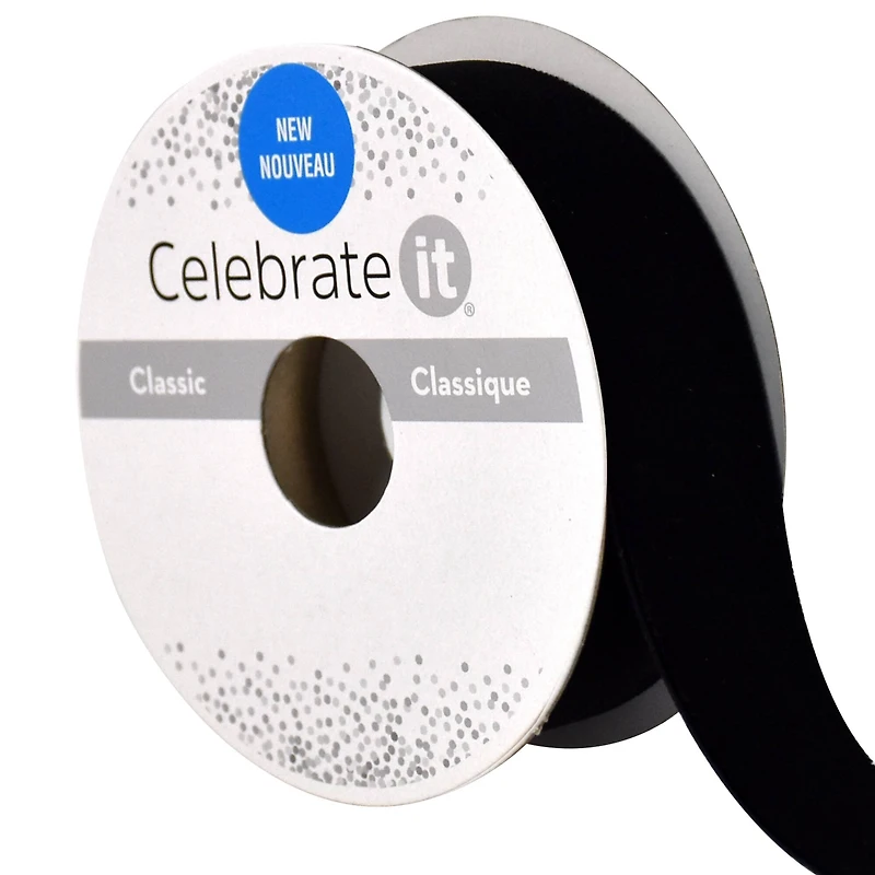 1" x 3yd. Velvet Ribbon by Celebrate It™ Classic
