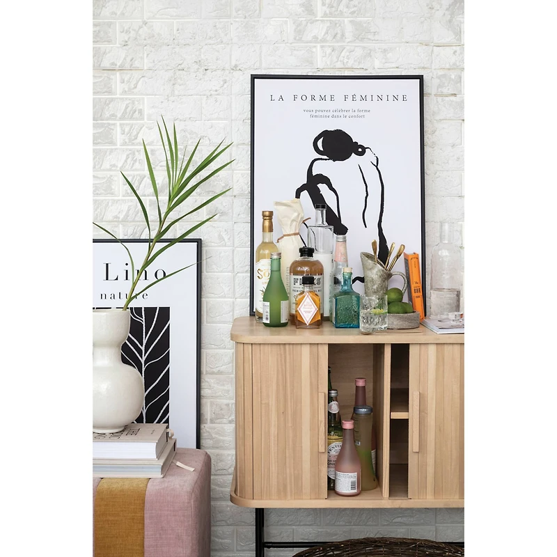 Hello Honey® 32oz. Clear Hammered Glass Carafe