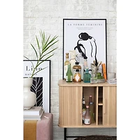 Hello Honey® 32oz. Clear Hammered Glass Carafe