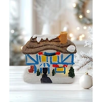 Wizardi 2.15" x 2.95" Christmas Village White House