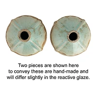 Hello Honey® Distressed Finish Brown & White Terracotta Vase Set