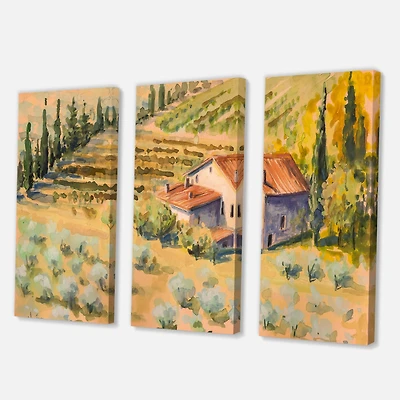 Designart - Little Farm In Countryside