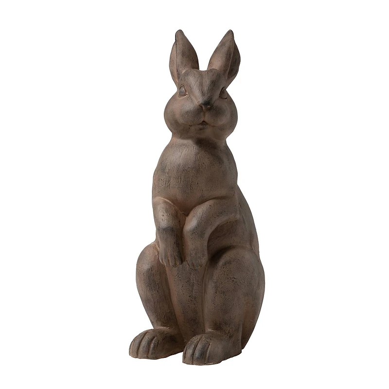 Glitzhome® 23" Standing Rabbit Statue