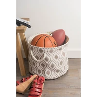 DII® 15" Round Ikat Fabric Bin