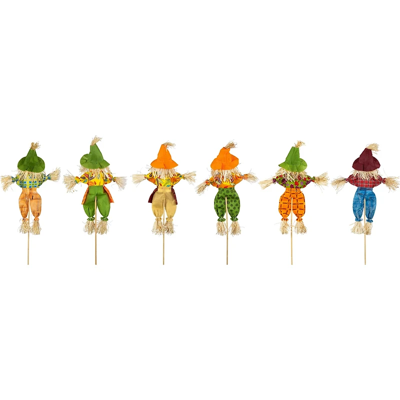 24" Fall Harvest Scarecrow Picks, 6ct.
