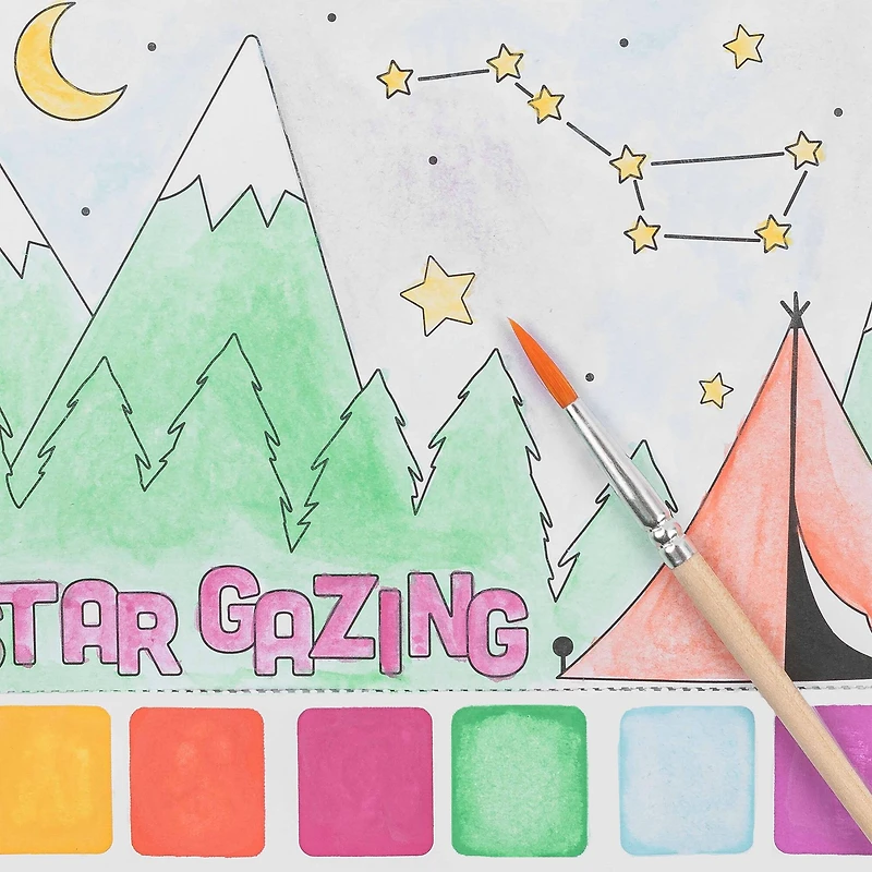 Little Yellow Bicycle® I Love Camp Watercolor Postcard Kit