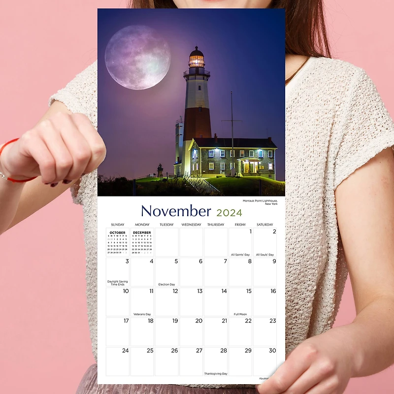 TF Publishing Lighthouses Mini Calendar