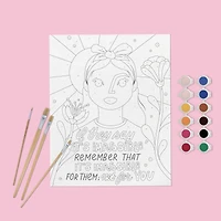 Kids Crafts Nothing Is Impossible Paint By Number Canvas Kit