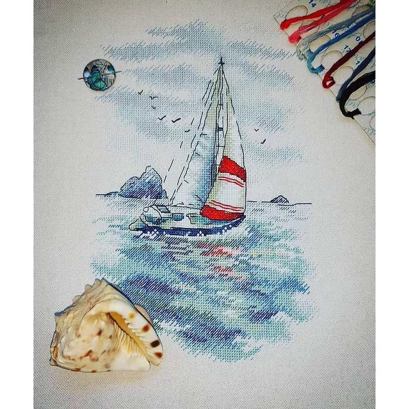 MP Studia Sea Regatta Cross Stitch Kit