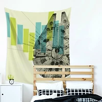 RoomMates Star Wars Millennium Falcon Tapestry