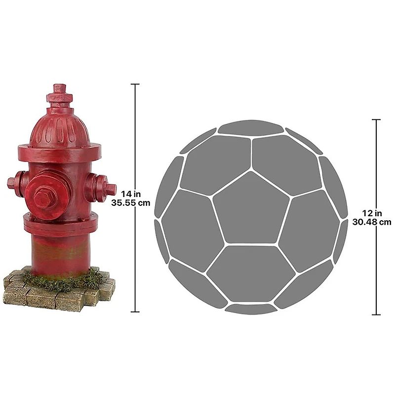 Design Toscano 14" Dog's Second Best Friend Fire Hydrant Statue