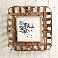 Glitzhome® Bamboo Hanging Tobacco Basket