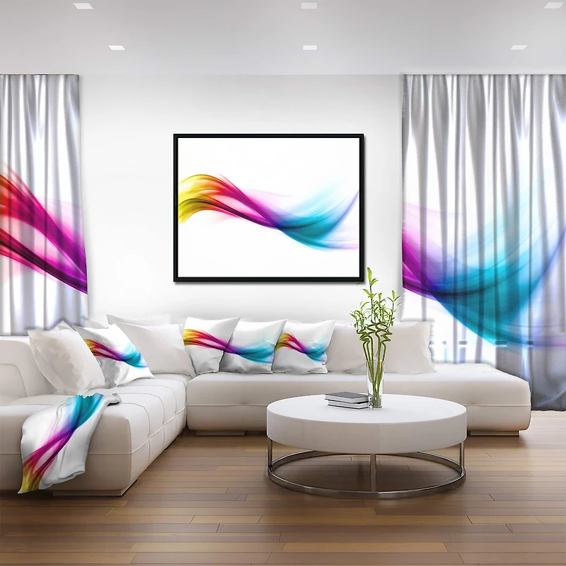 Designart - Rainbow Shade Waves