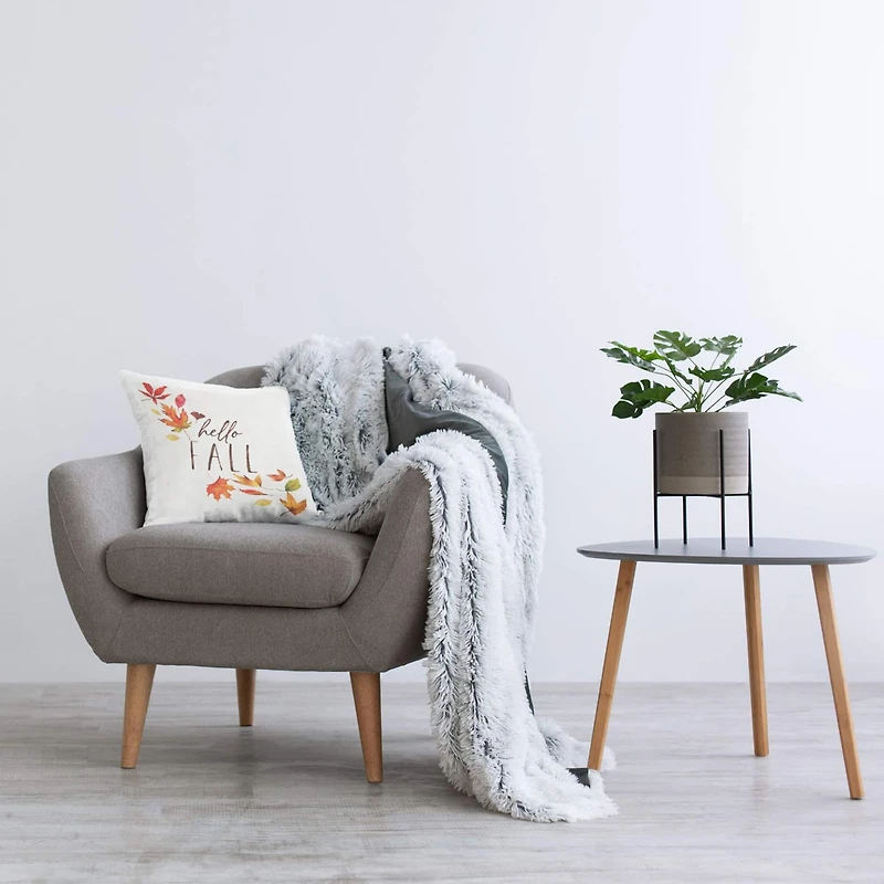 Stupell Industries Hello Fall Autumnal Tree Leaves Seasonal Throw Pillow