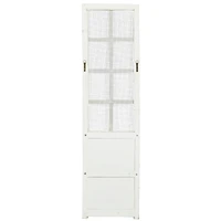 68" Cream Farmhouse Abstract Wood Wall Décor