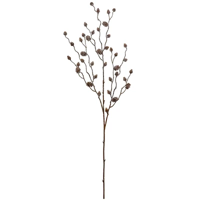 35.5" Mini Snowy Pinecone Stem by Ashland®