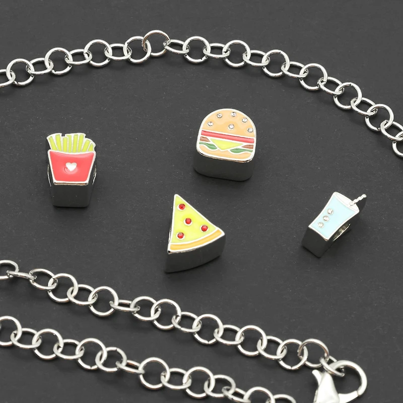 Fast Food Slide-On Charm Set by Bead Landing™
