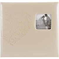 Pioneer® Heart Embossed Wedding Post Bound Photo Album