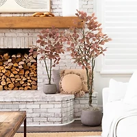 6ft. Brown Autumn Dogwood Artificial Potted Tree