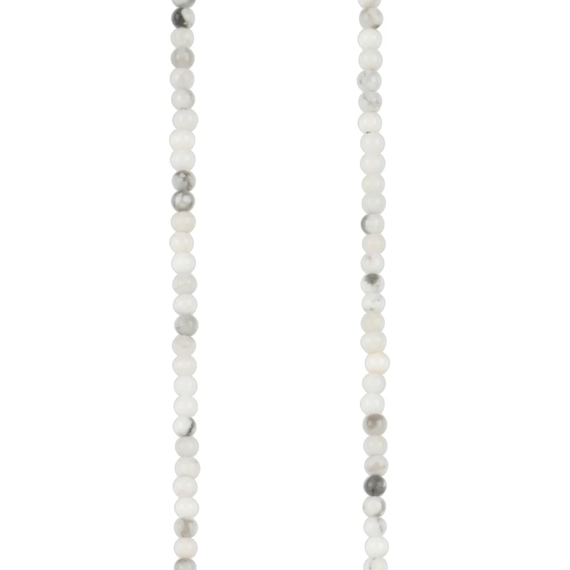 White Howlite Round Beads, 2mm by Bead Landing™
