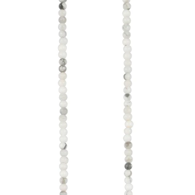 White Howlite Round Beads, 2mm by Bead Landing™