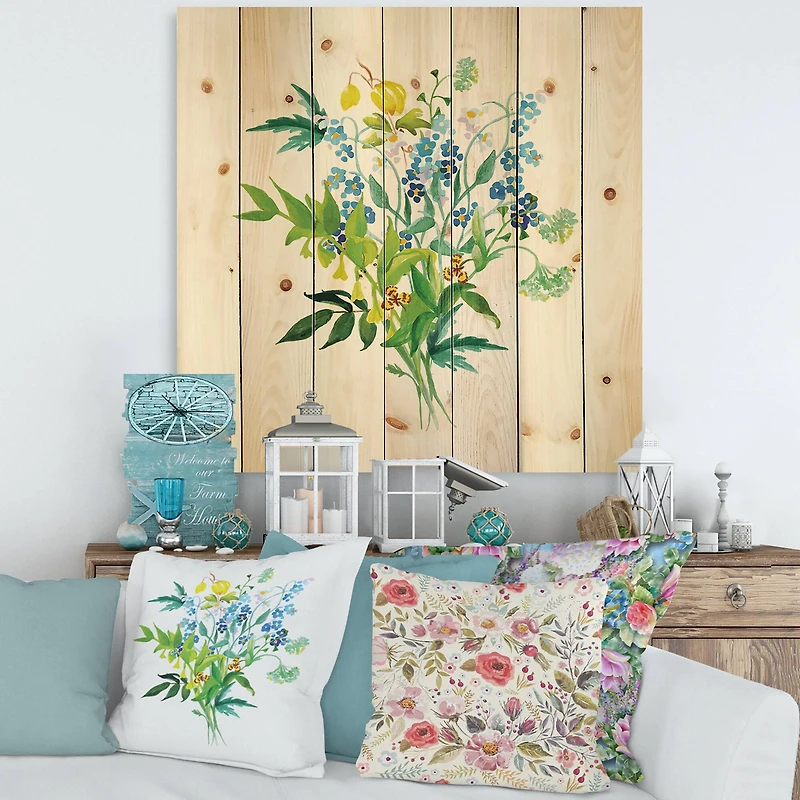 Designart - Meadow Flowers Garland