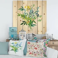 Designart - Meadow Flowers Garland